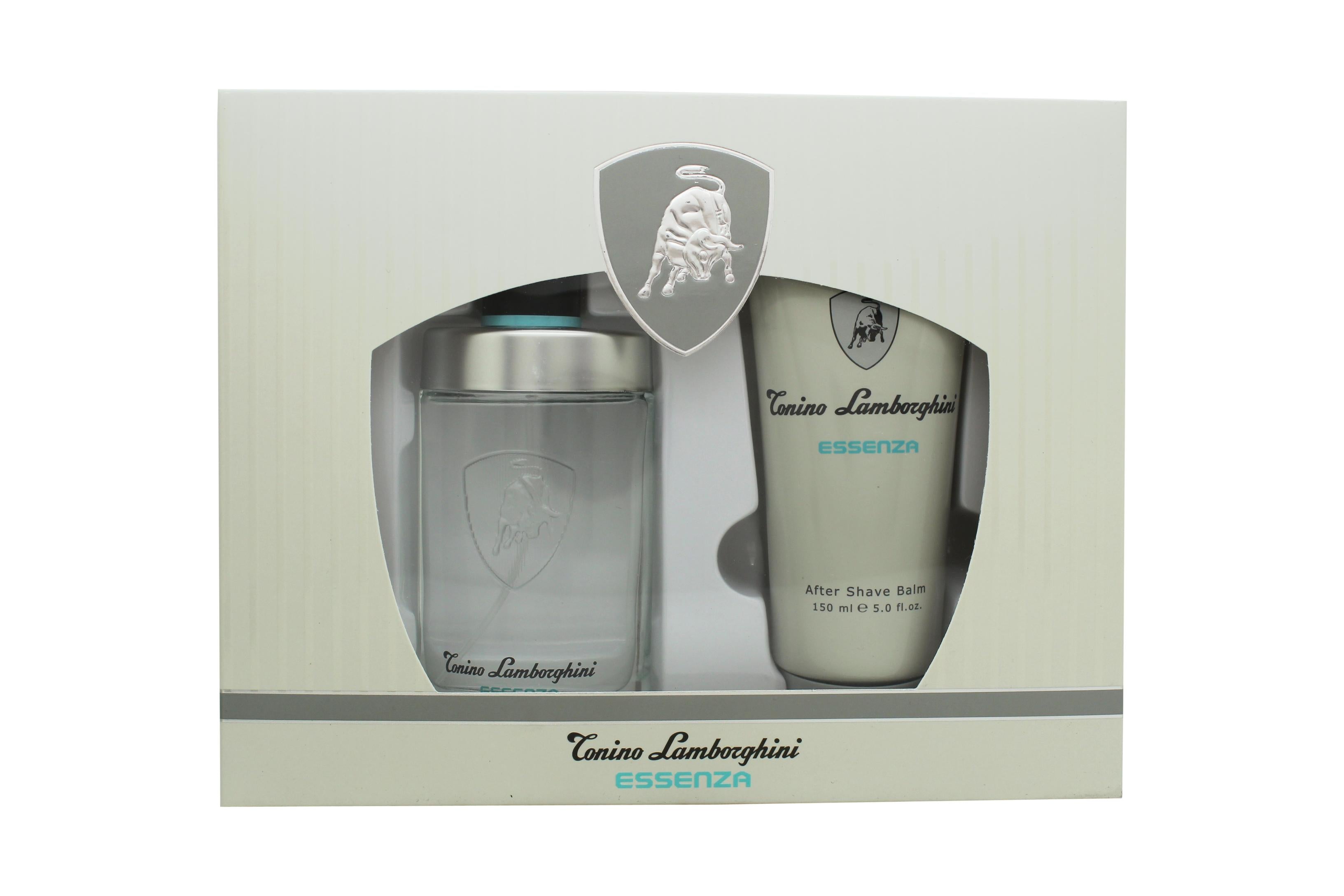 View Lamborghini Essenza Presentset 75ml EDT 150ml Aftershave Balsam information