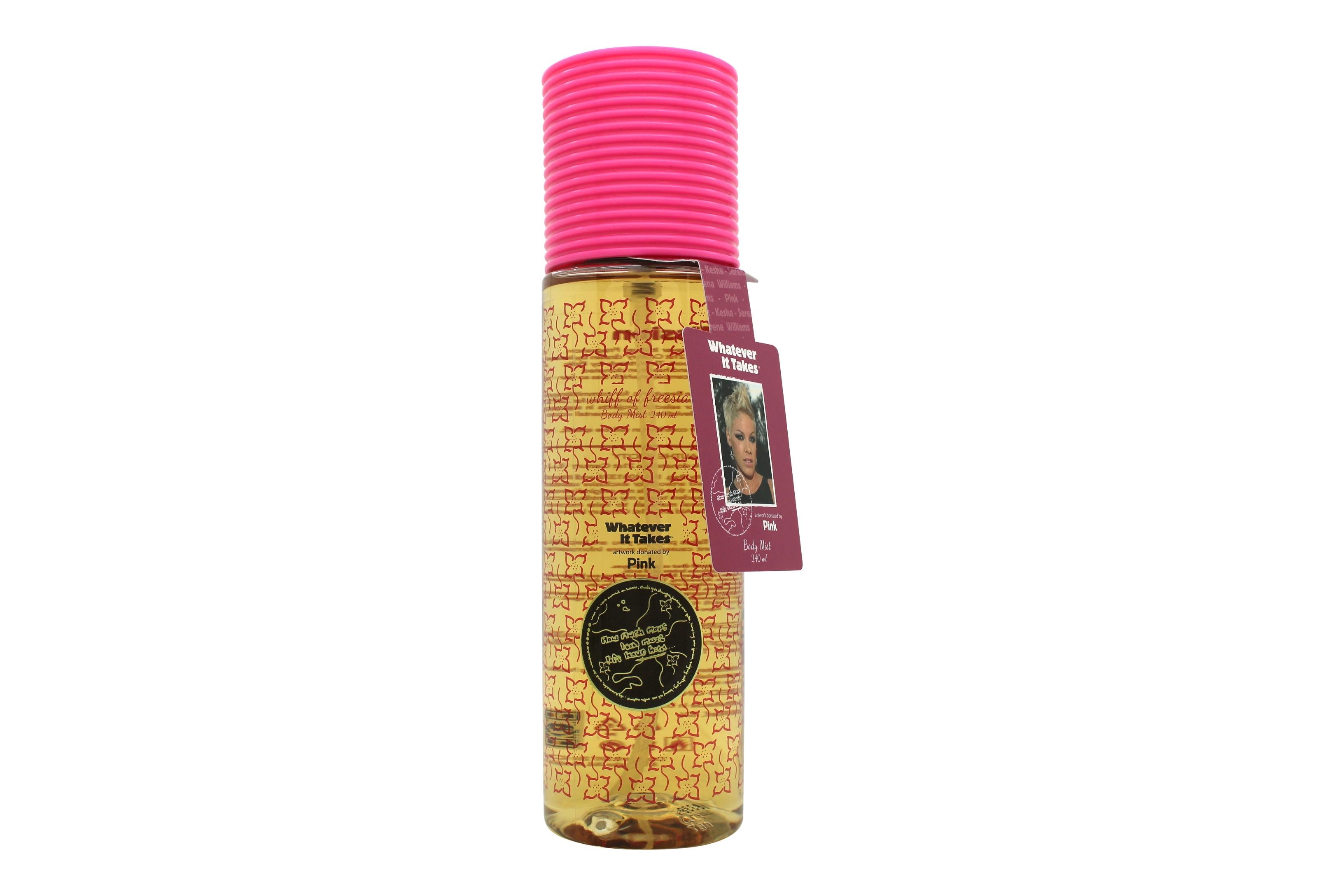 View Whatever It Takes Pink Whiff Of Freesia Body Mist 240ml Spray information