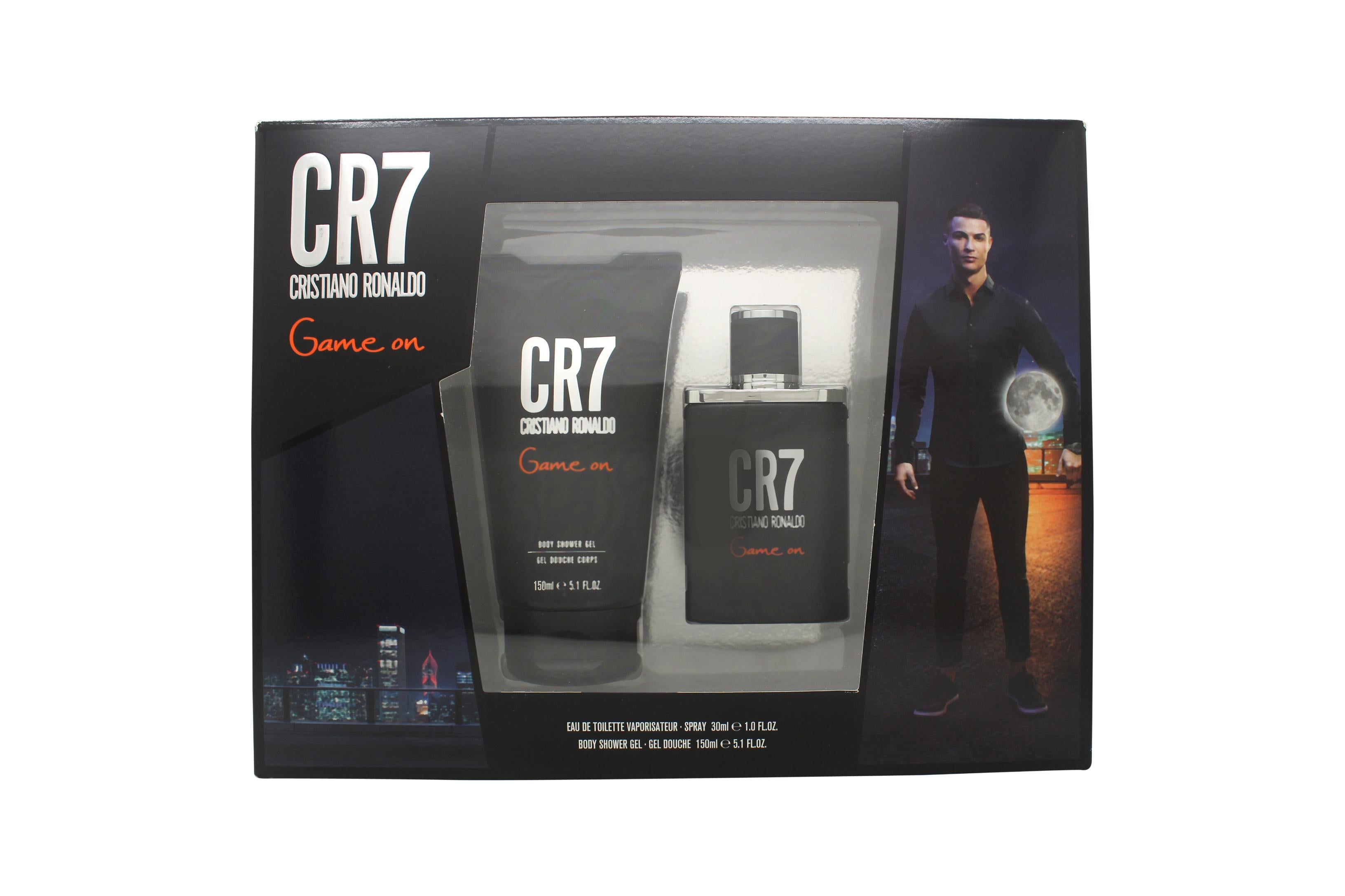 View Cristiano Ronaldo CR7 Game On Presentset 30ml EDT Spray 100ml Duschgel information