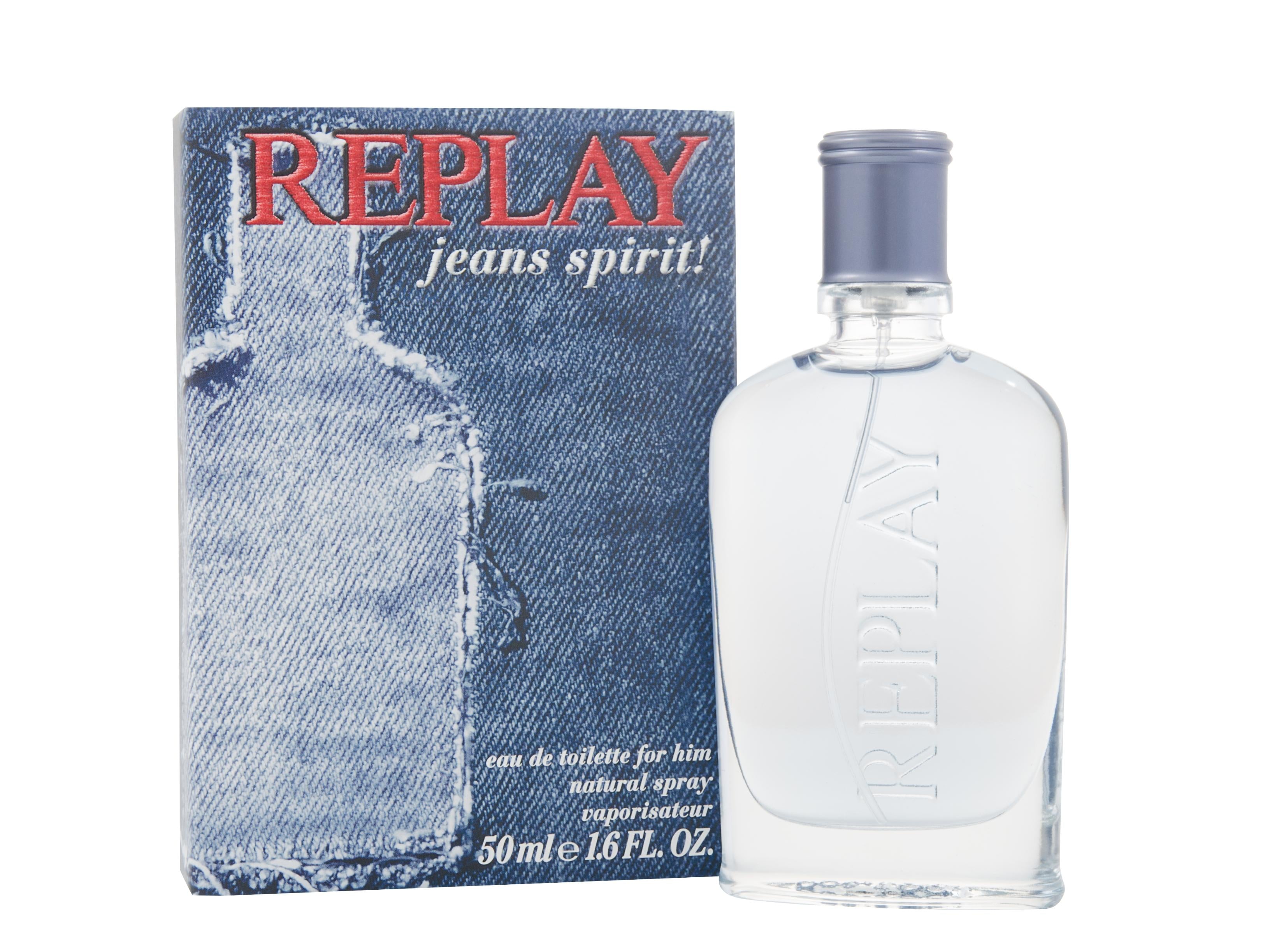 View Replay Jeans Spirit for Him Eau de Toilette 50ml Spray information