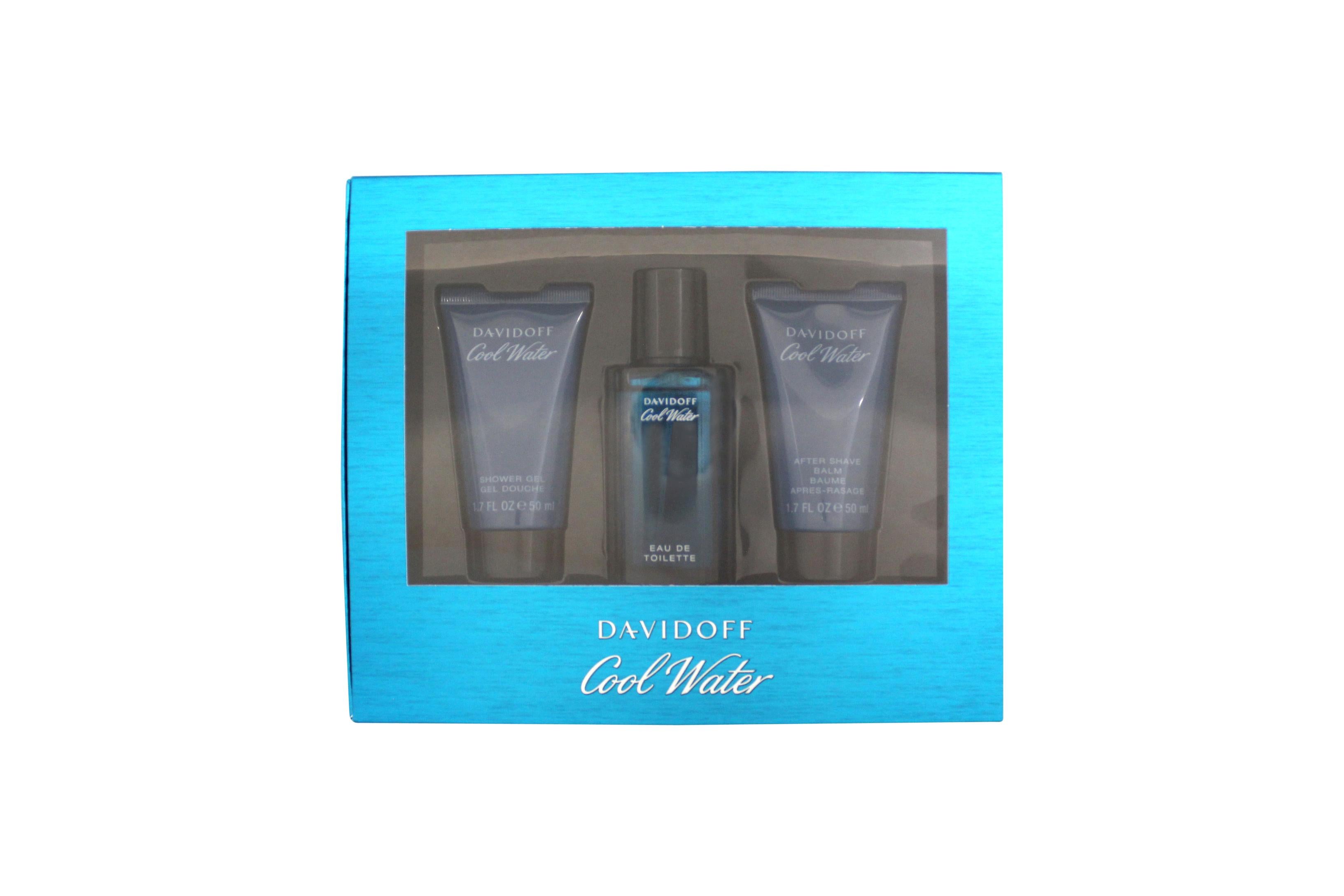 View Davidoff Cool Water Giftset 40ml EDT 50ml Duschgel 50ml Aftershave Balm information