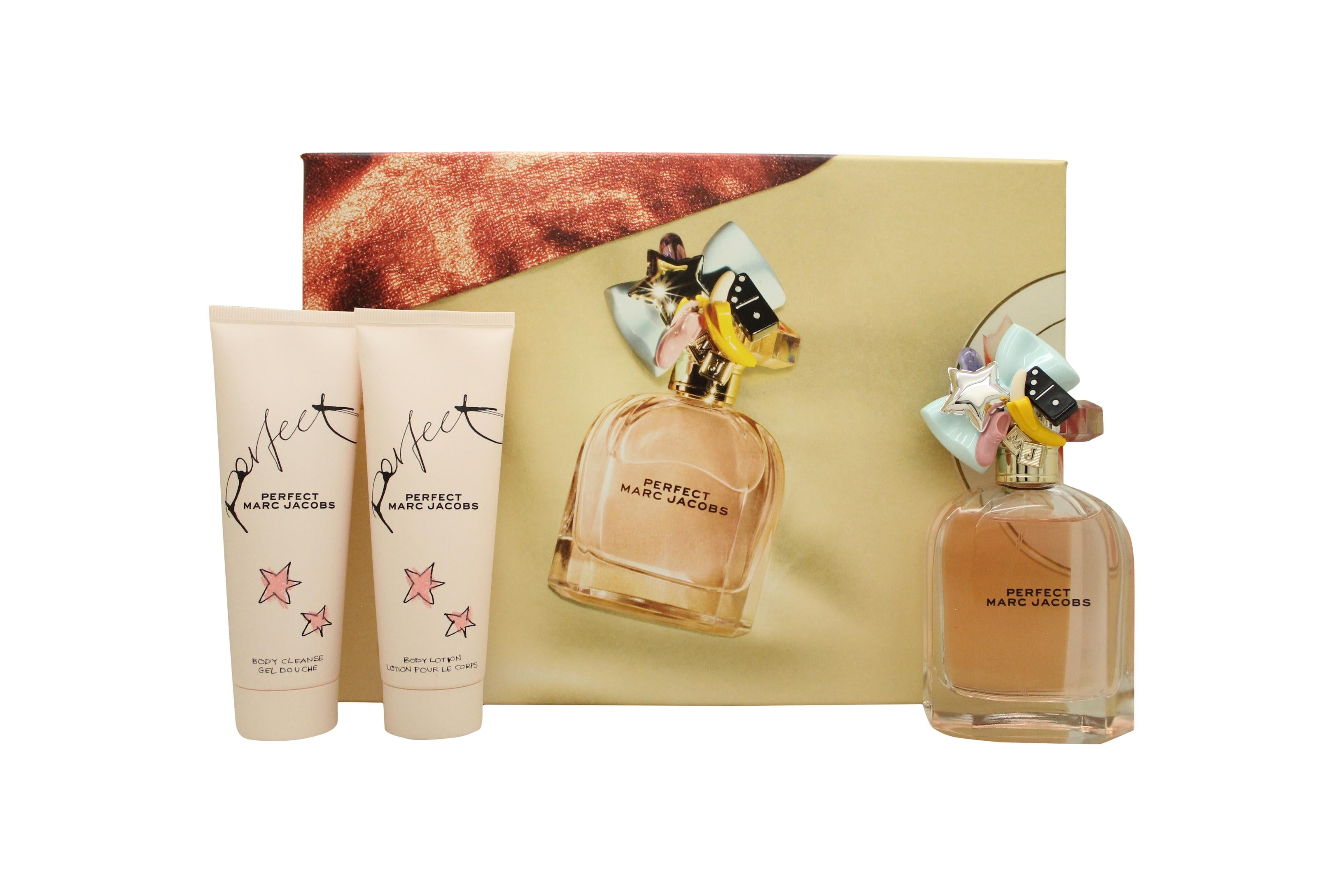 View Marc Jacobs Perfect Gift Set 100ml EDP 75ml Body Lotion 75ml Shower Gel information