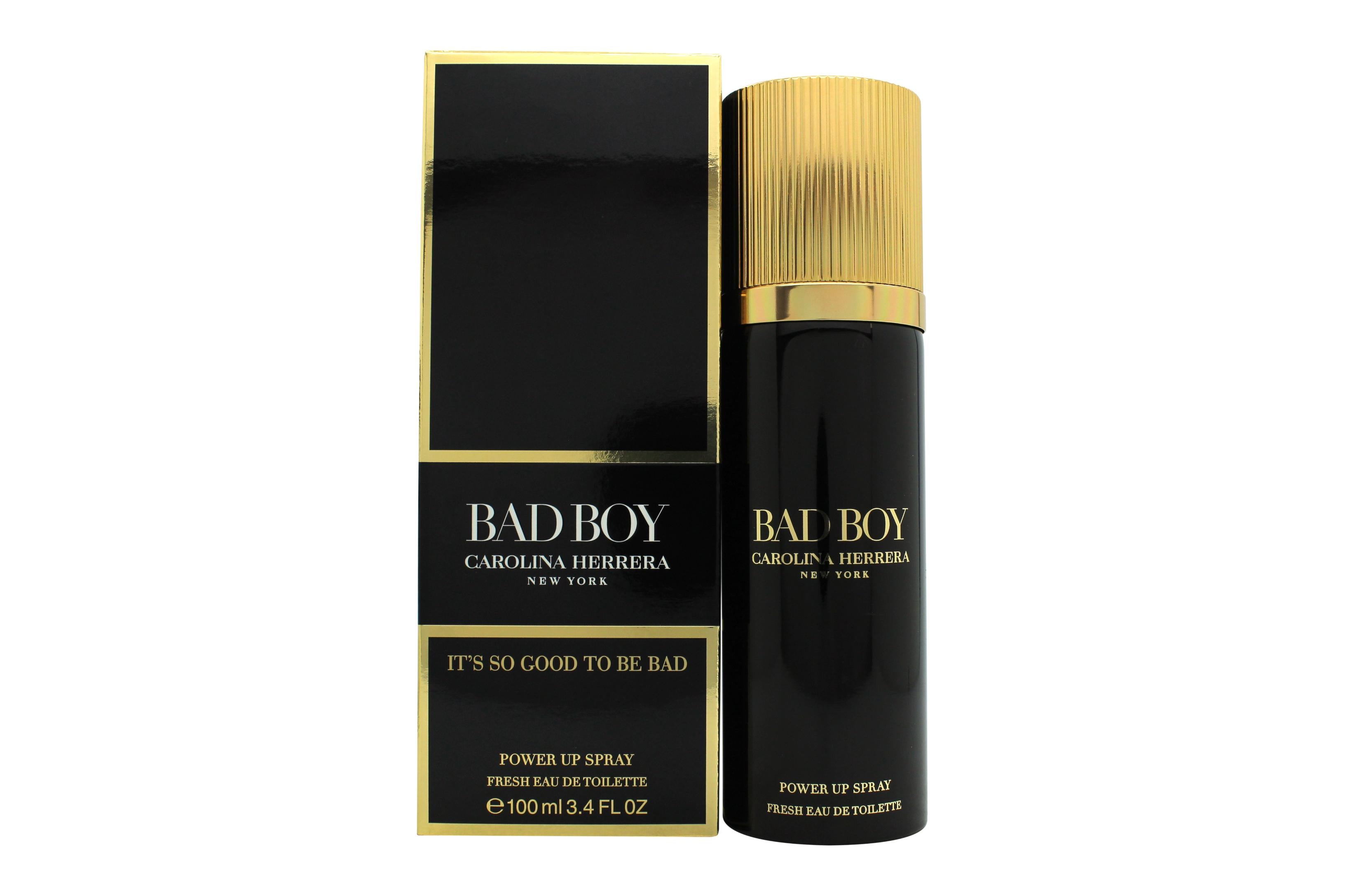 View Carolina Herrera Bad Boy Power Up Spray Fresh Eau de Toilette 100ml Spray information