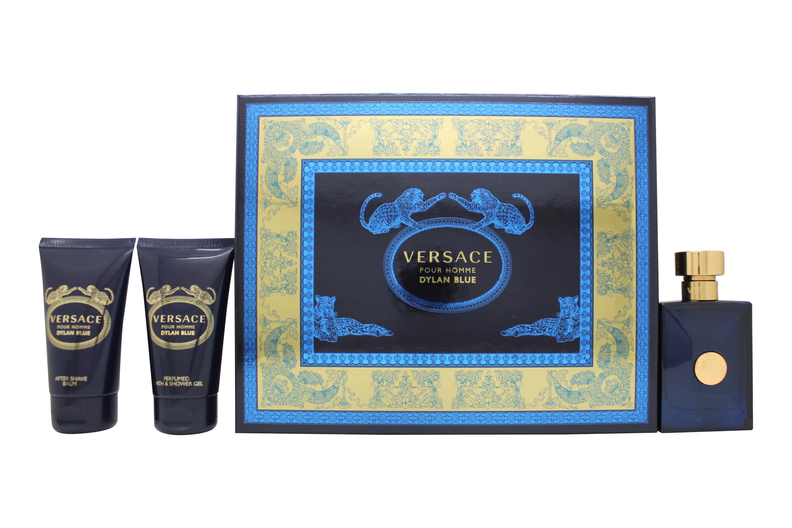 View Versace Pour Homme Dylan Blue Gift Set 50ml EDT 50ml AShave Balm 50ml Shower Gel information