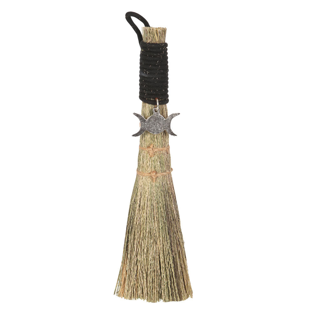 View 20cm Broom with Triple Moon Charm information