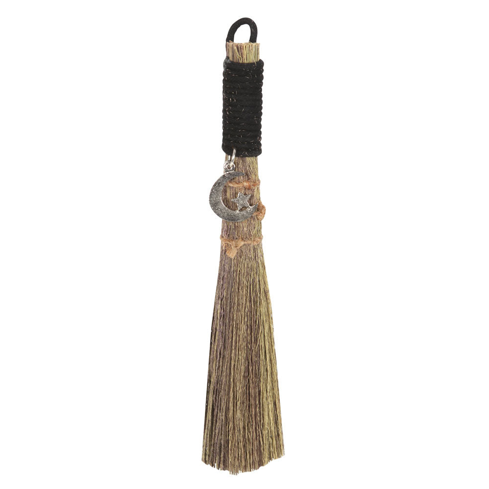 View 20cm Broom with Crescent Moon Charm information