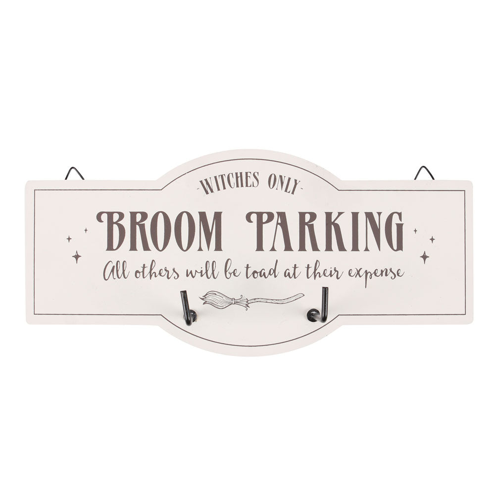View Broom Parking Wall Hook Sign information