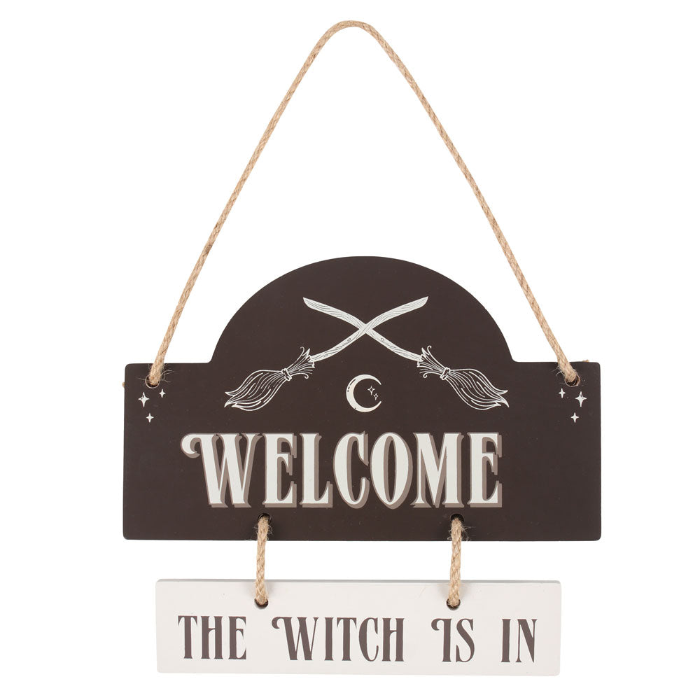 View The Witch Is In Hanging Sign information