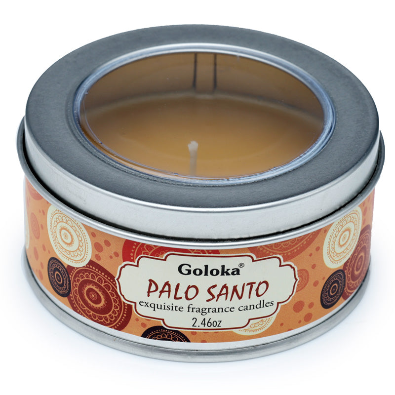 View Goloka Wax Candle Tin Palo Santo information