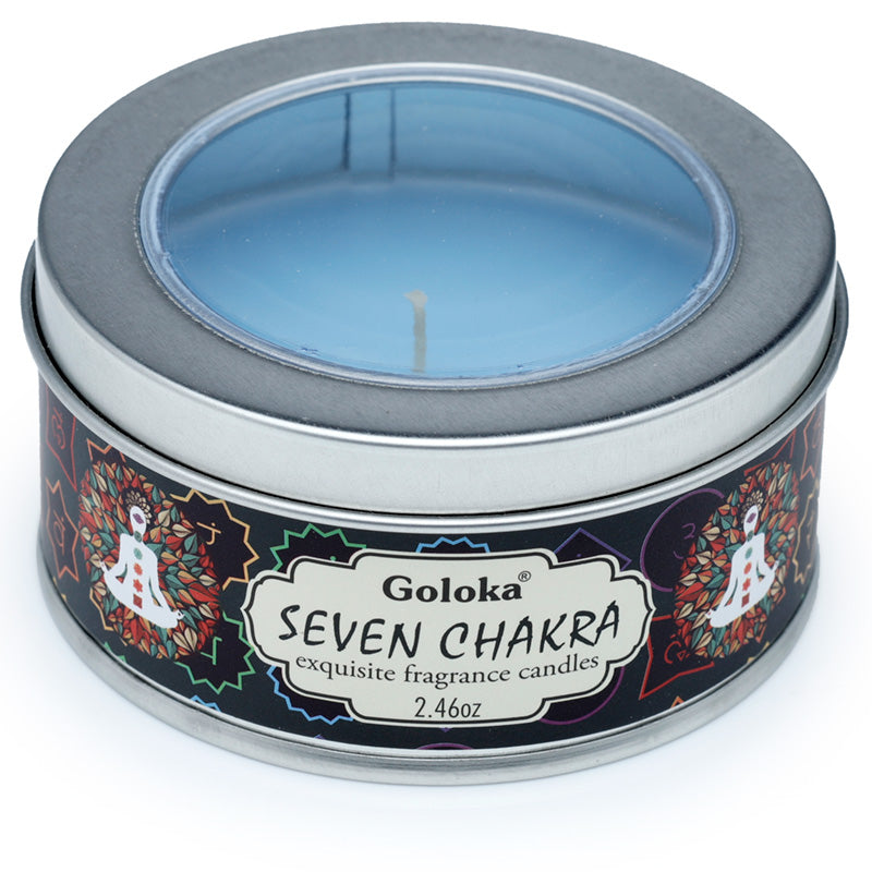 View Goloka Wax Candle Tin Seven Chakra information
