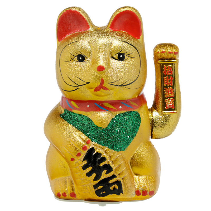 View Decorative Waving Maneki Neko Ceramic Cat 21cm information