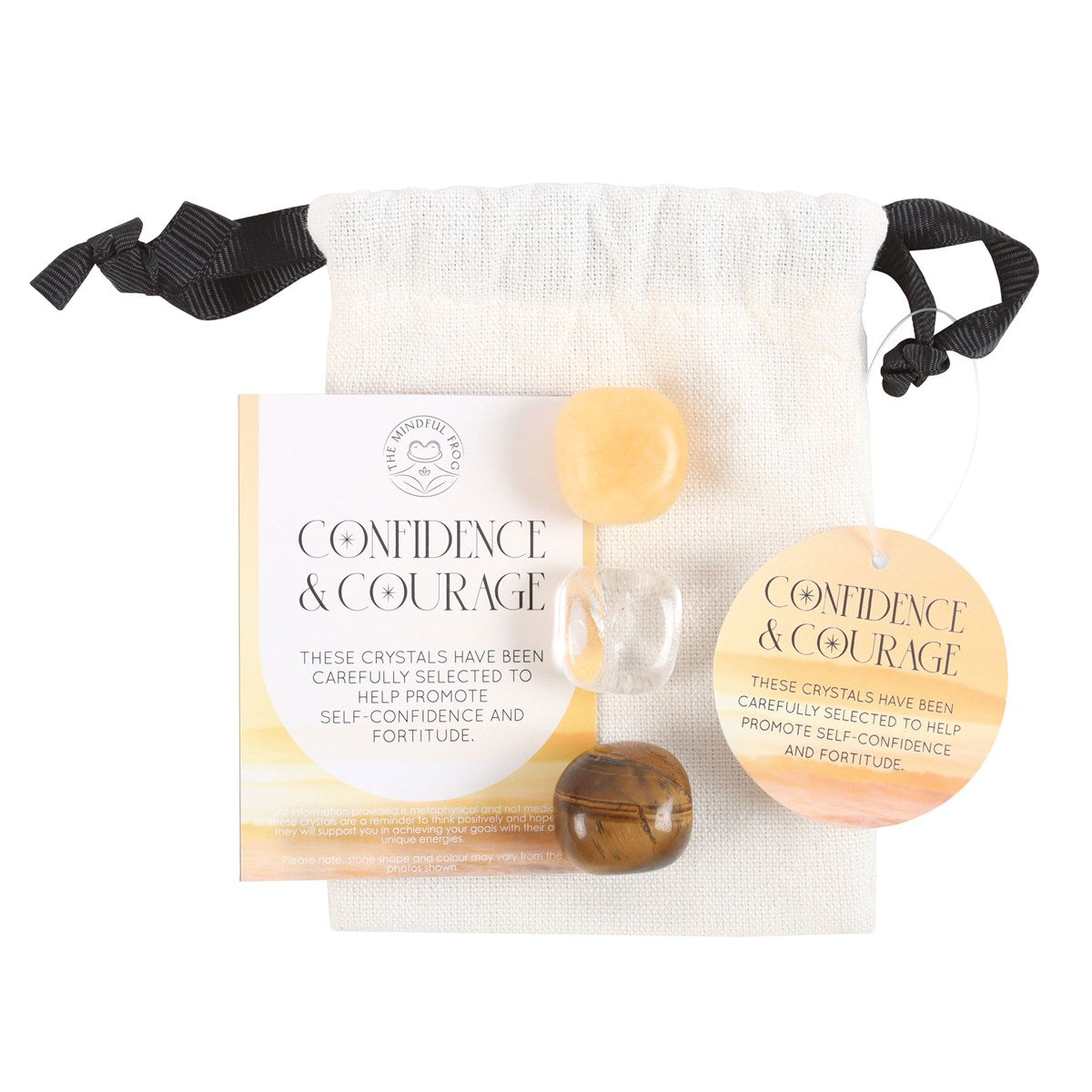 View Confidence Courage Healing Crystal Set information