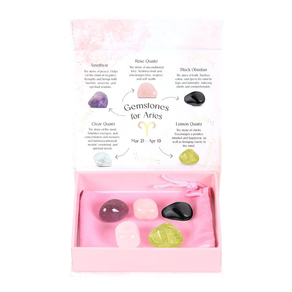 View Aries Crystal Tumblestone Set information