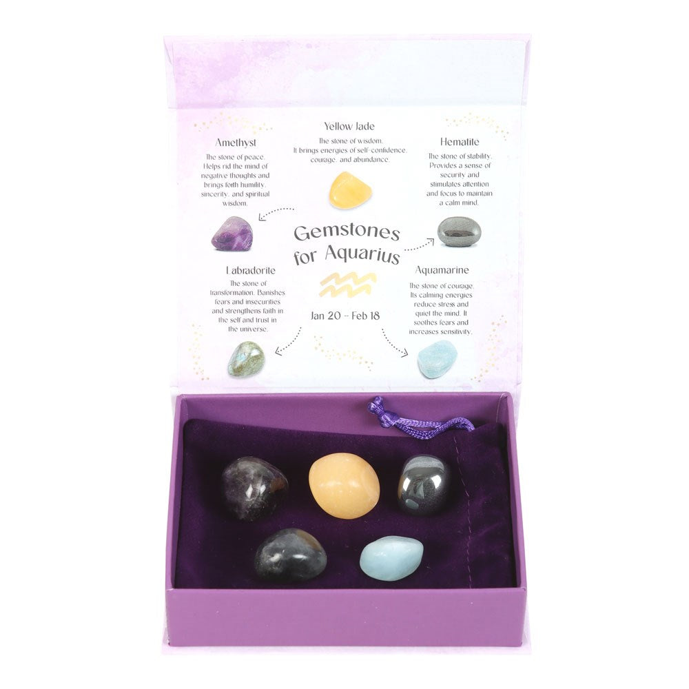 View Aquarius Crystal Tumblestone Set information