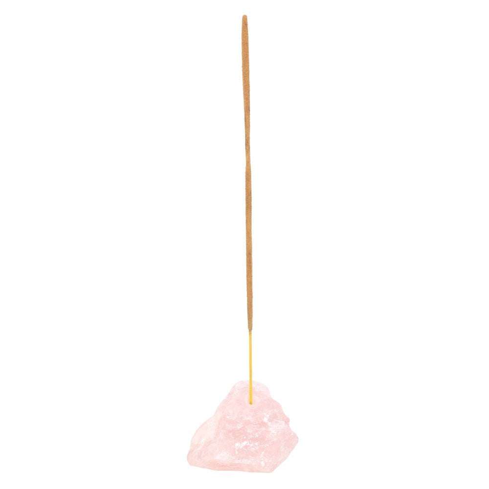 View Rose Quartz Crystal Incense Stick Holder information