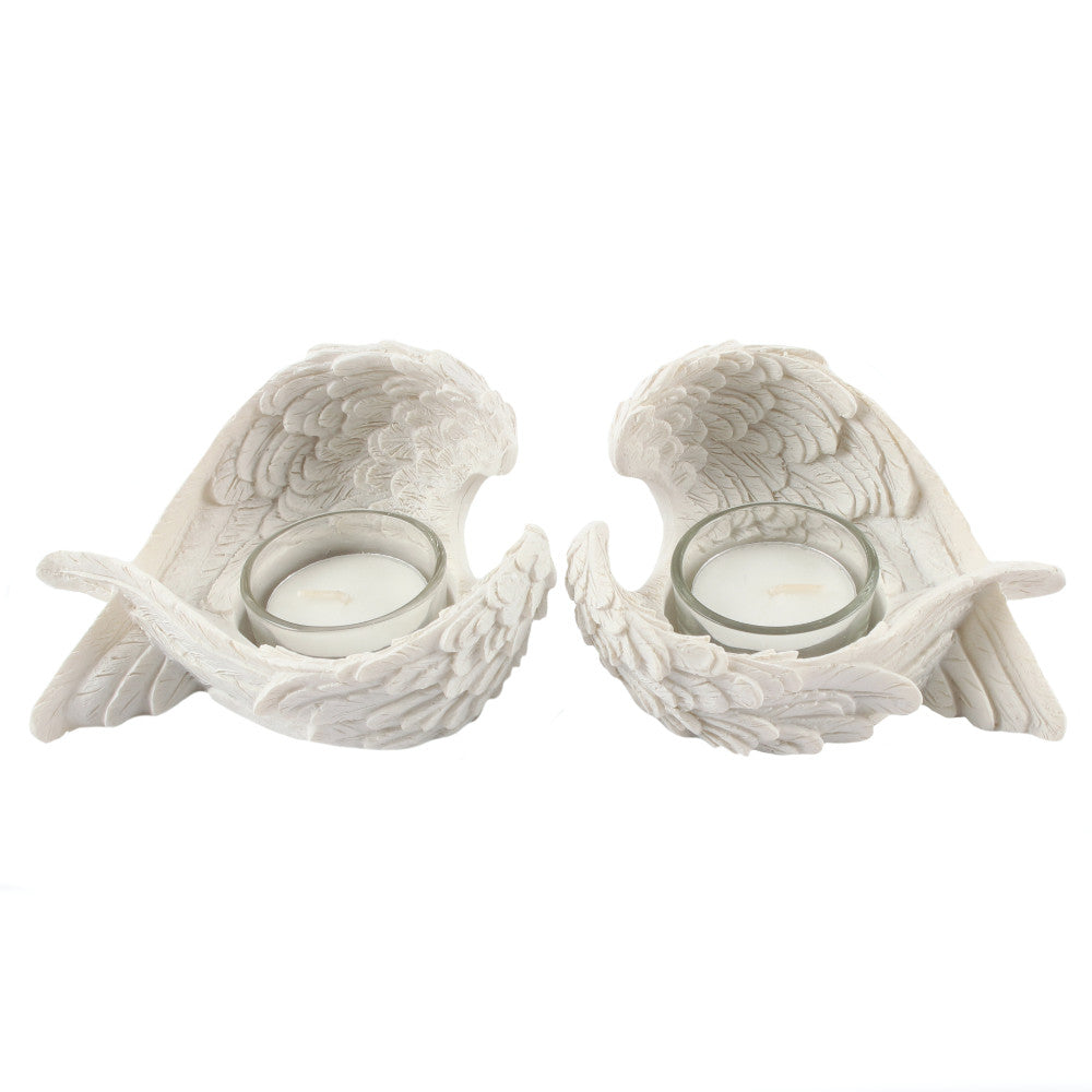 View Set of 2 Winged Candle Holders information