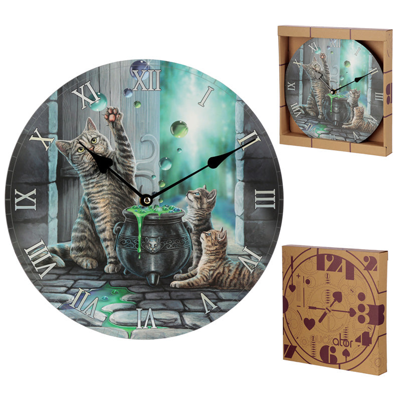 View Decorative Cat Hubble Bubble Lisa Parker Wall Clock information