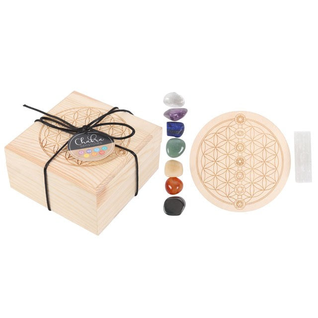 View Chakra Crystal Grid Gift Set information