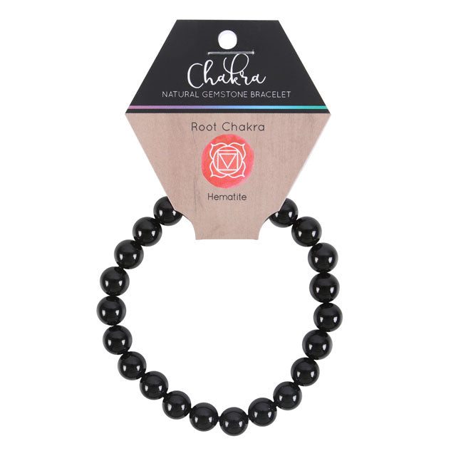 View Root Chakra Hematite Gemstone Bracelet information