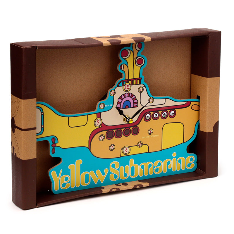 View Decorative The Beatles Yellow Submarine Shaped Wall Clock information