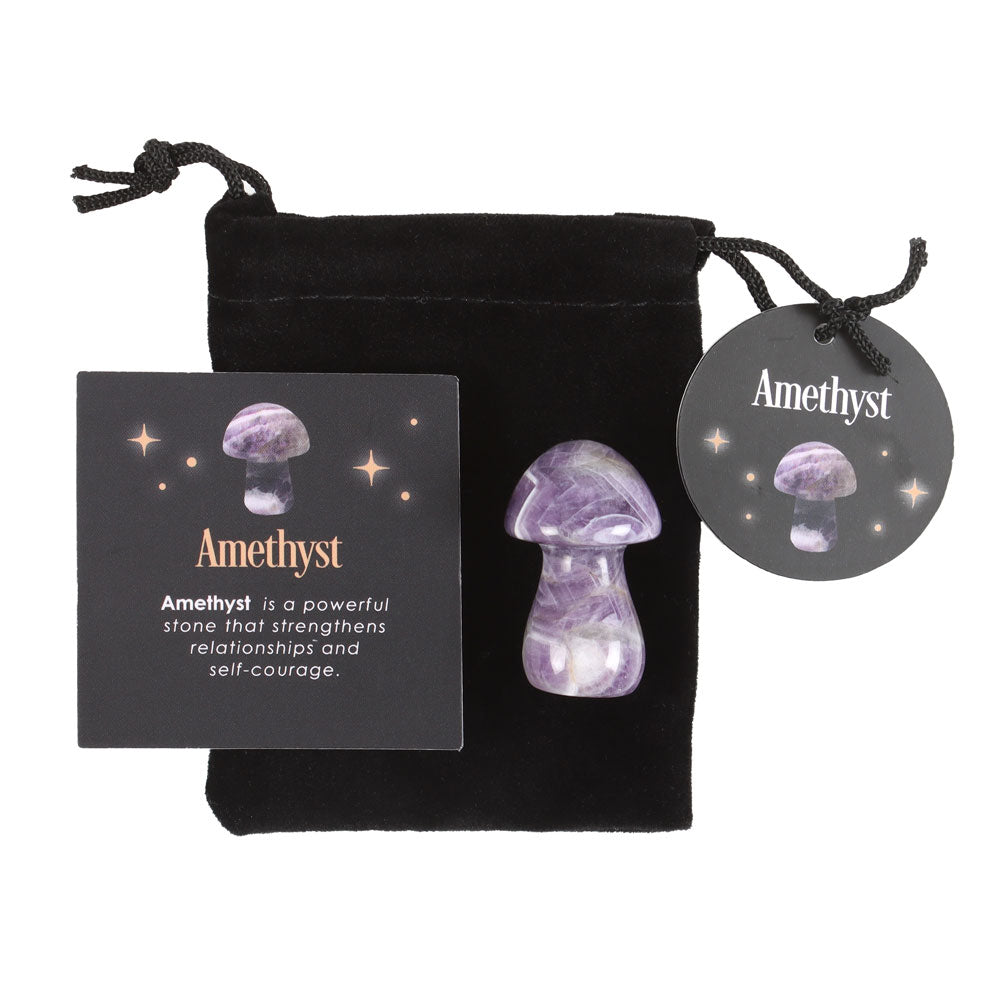 View Magical Amethyst Crystal Mushroom information