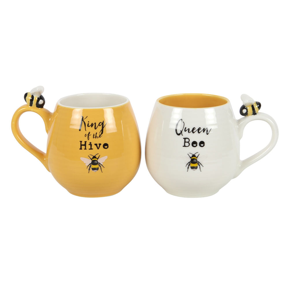 View Bee Happy King and Queen Couples Mug Set information