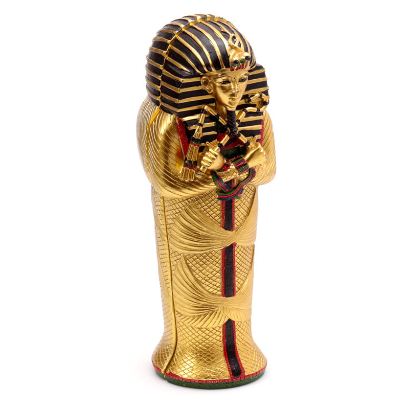 View Decorative Gold Egyptian Tutankhamen Sarcophagus Trinket Box information