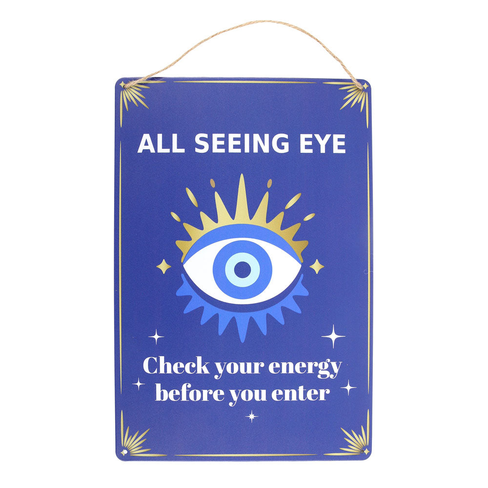 View 30cm All Seeing Eye Metal Hanging Sign information