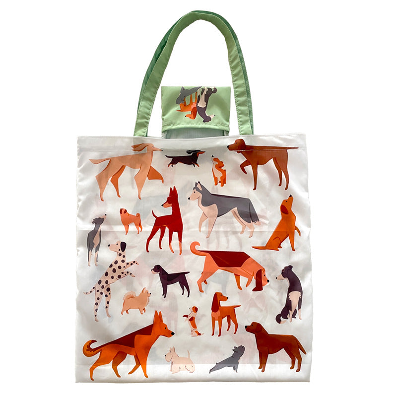 View Handy Foldable Shopping Bag Barks Dog information