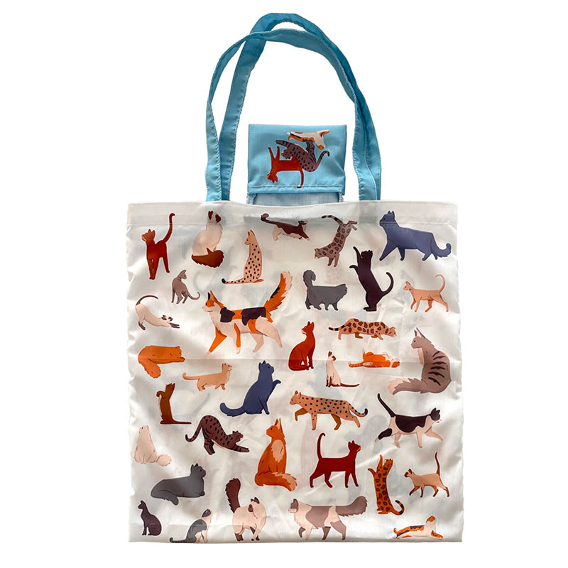 View Handy Foldable Shopping Bag Feline Fine Cats information