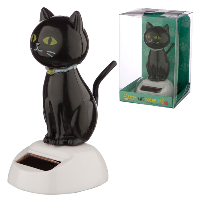 View Collectable Lucky Black Cat Solar Powered Pal information
