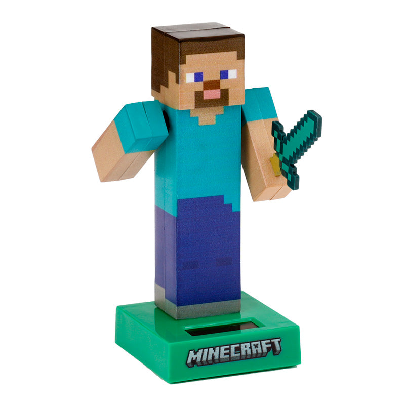 View Collectable Licensed Solar Powered Pal Minecraft Steve information