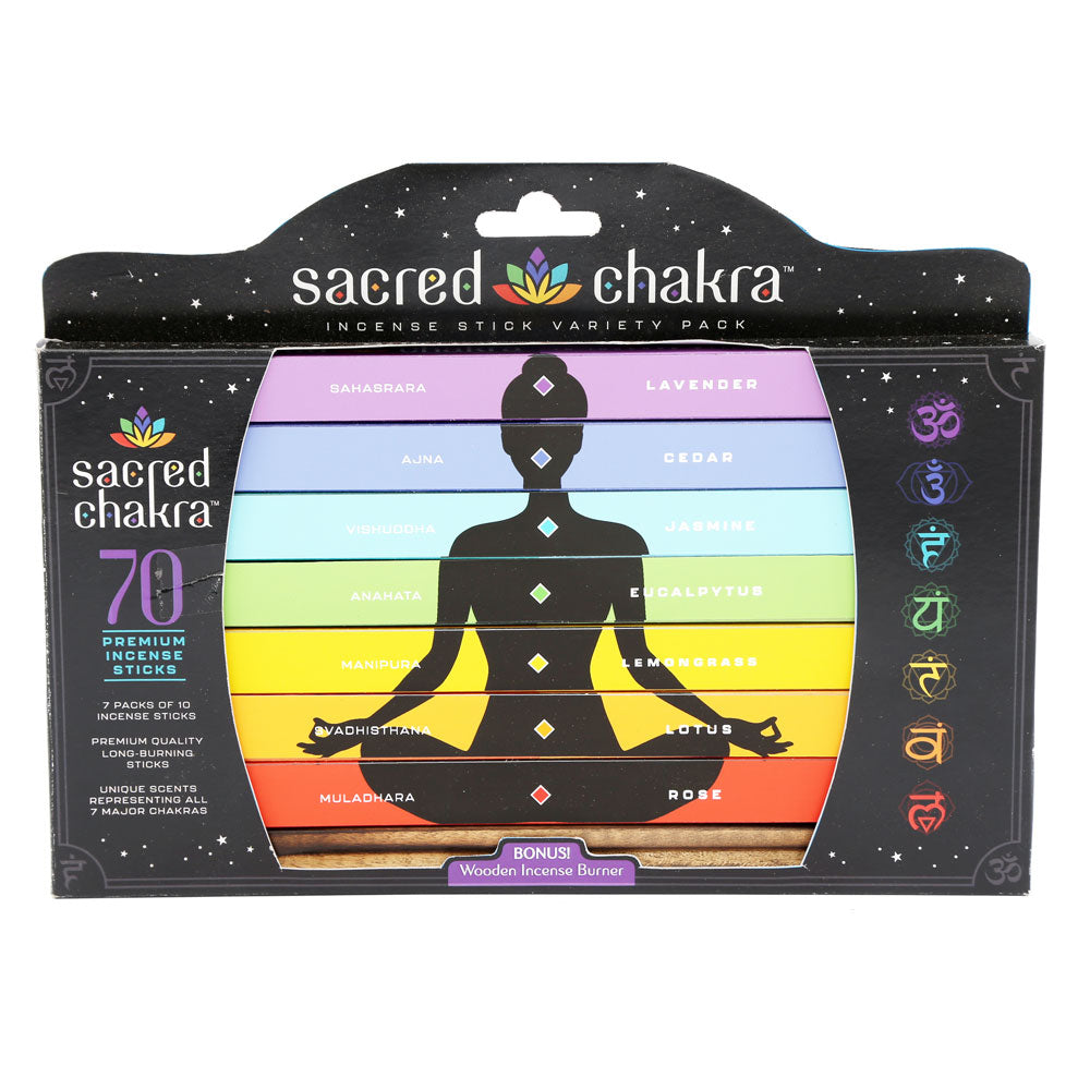 View Sacred Chakra Incense Stick Gift Pack information