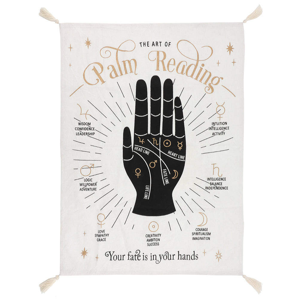 View Large Palm Reading Wall Tapestry information