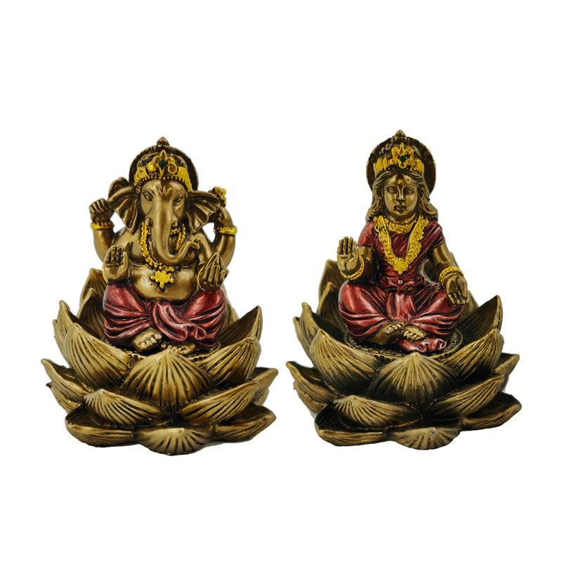 View Decorative Ganesh Lakshmi Set of 2 Lotus information