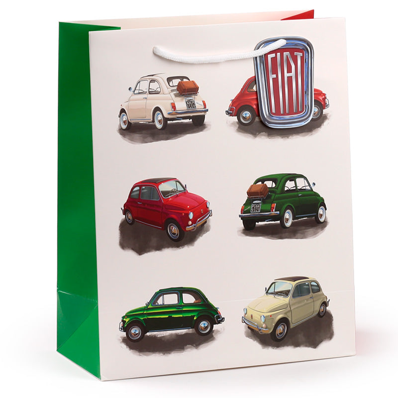 View Gift Bag Large Fiat 500 Retro Repeat information