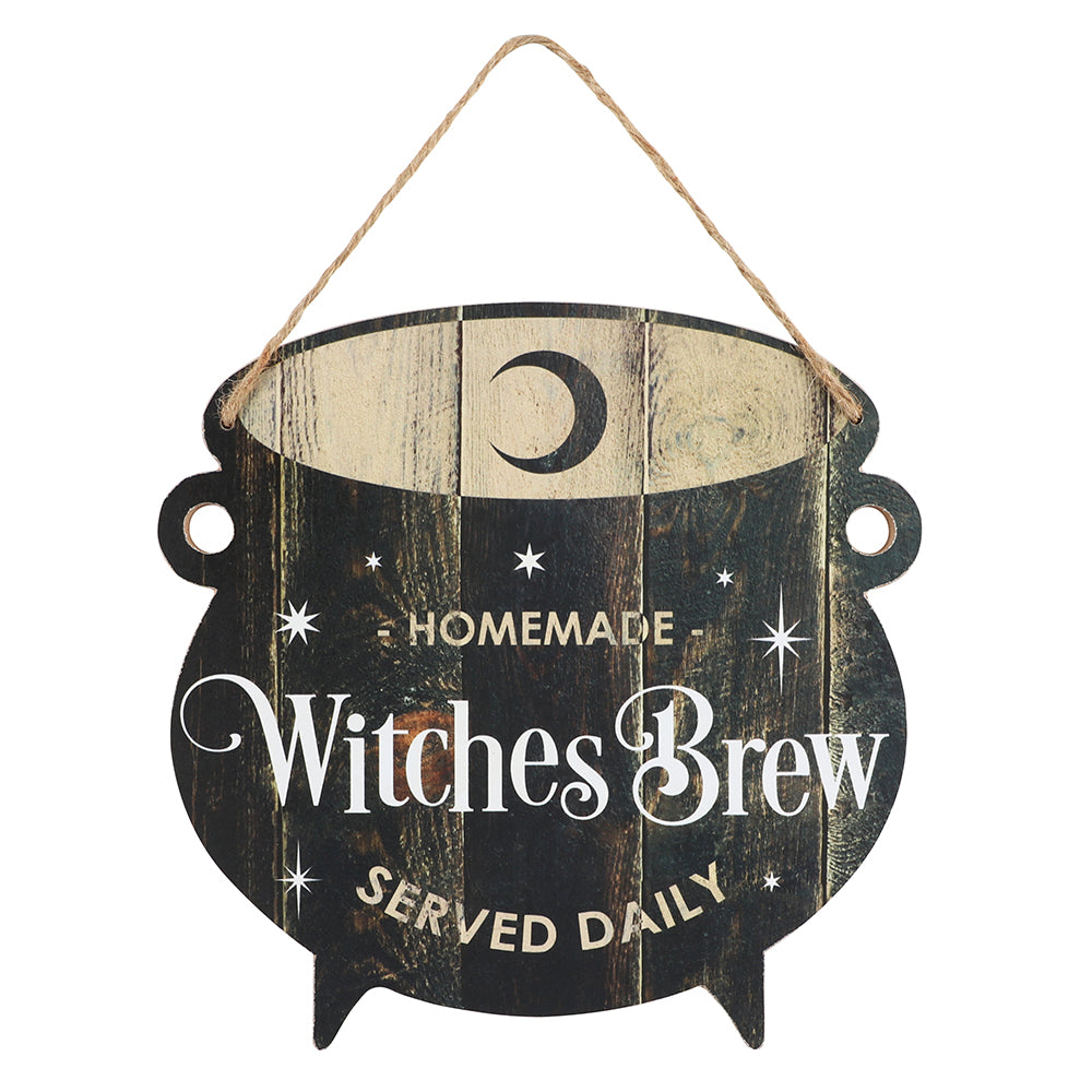 View Witches Brew Cauldron MDF Hanging Sign information