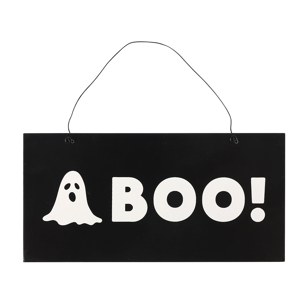 View Boo Ghost Hanging Sign information