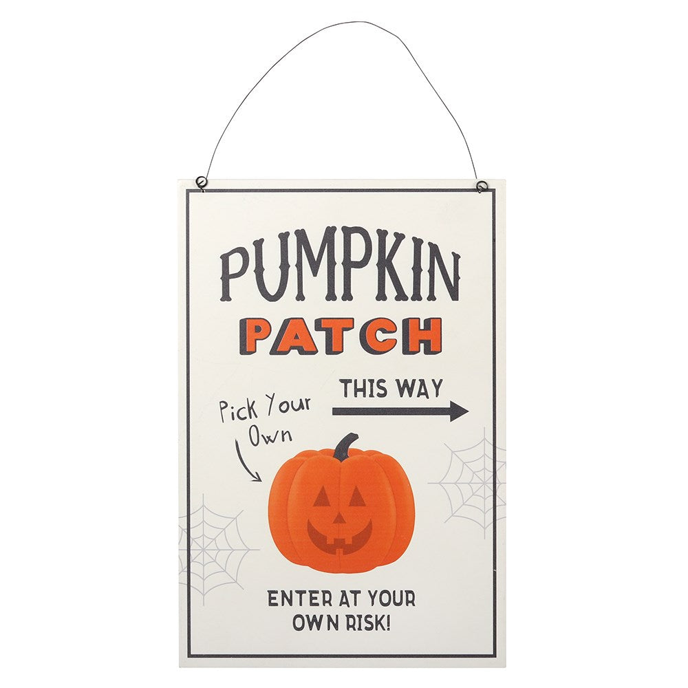 View 30cm Pumpkin Patch Hanging Sign information