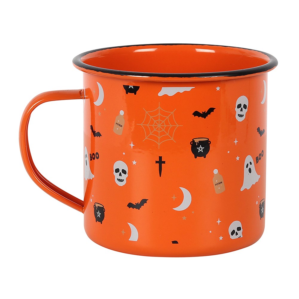 View Halloween Print Enamel Mug information