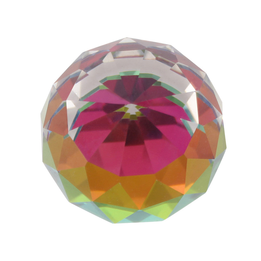 View 6cm Faceted Rainbow Crystal information