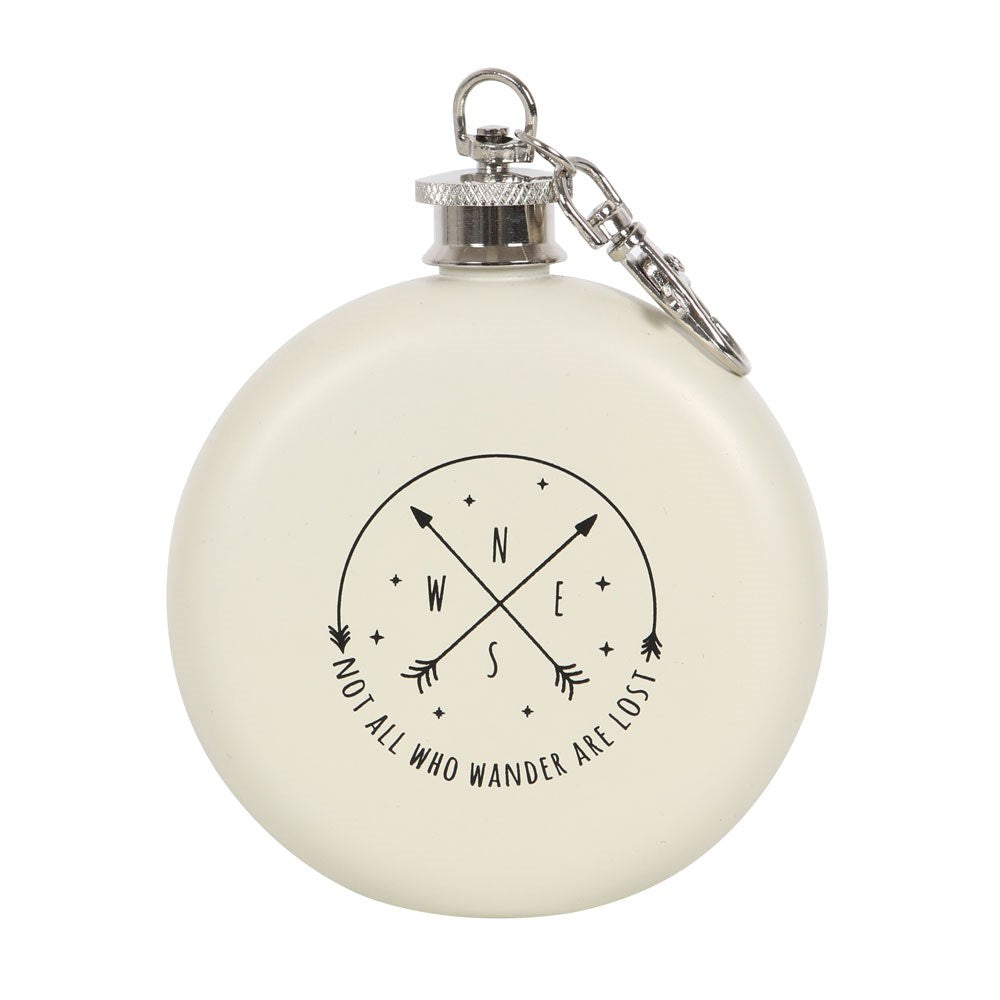 View Happy Camper Hip Flask with Keyring information