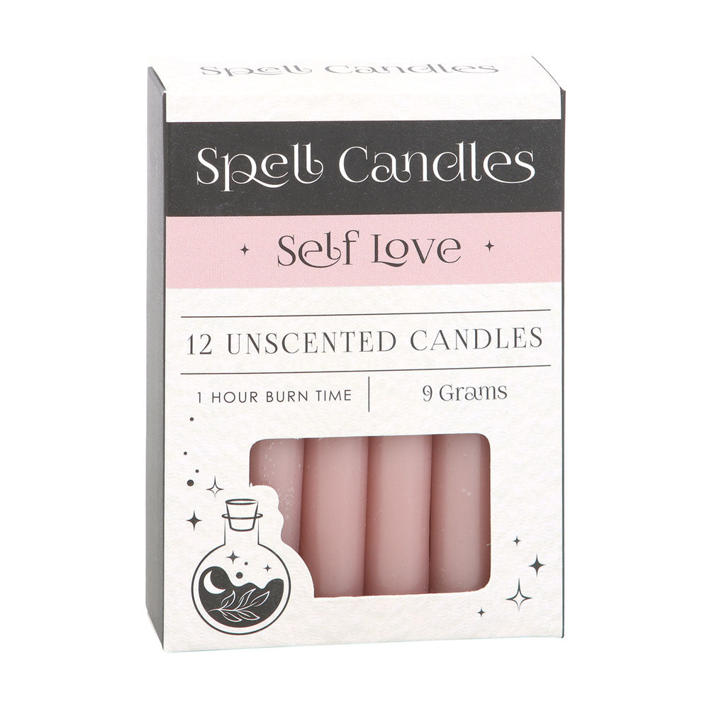 View Pack of 12 Self Love Spell Candles information