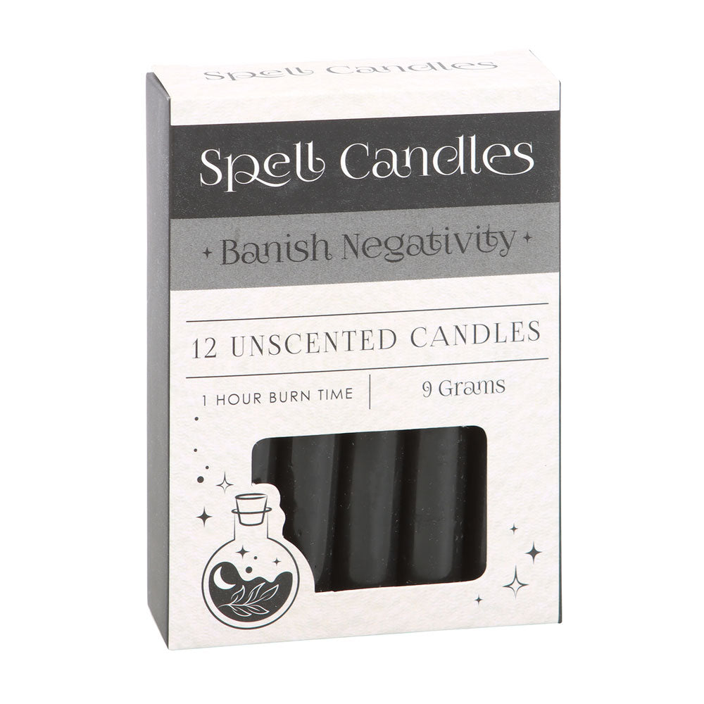 View Pack of 12 Banish Negativity Spell Candles information
