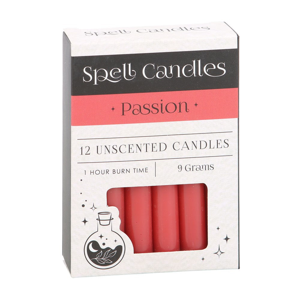 View Pack of 12 Passion Spell Candles information