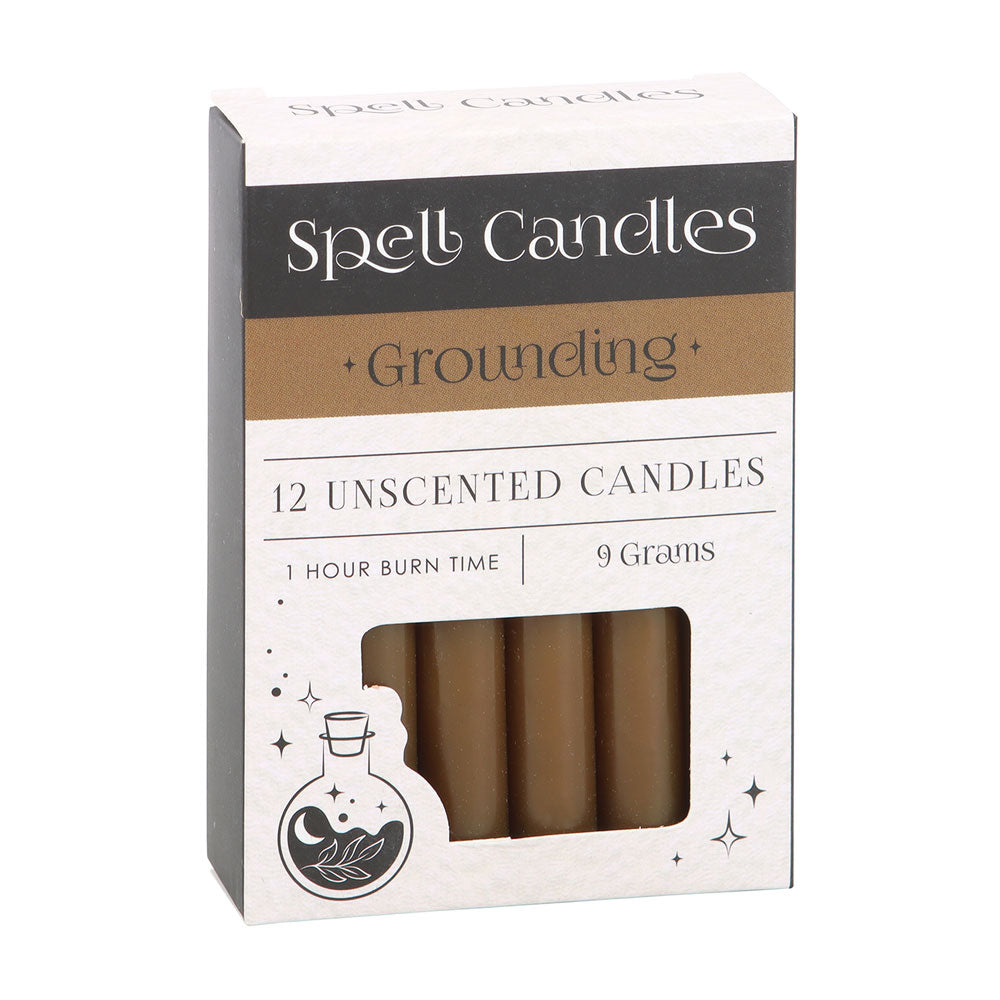 View Pack of 12 Grounding Spell Candles information