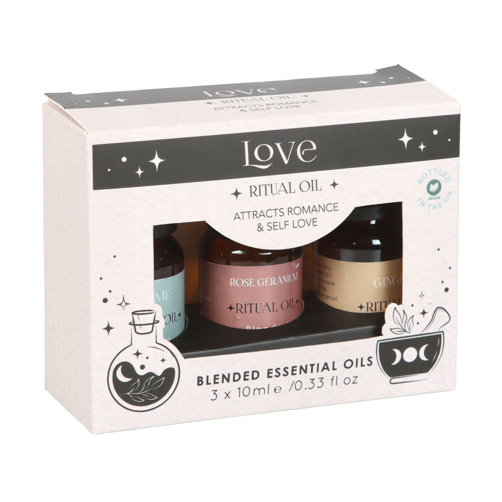 View Set of 3 Love Ritual Blended Essential Oils information