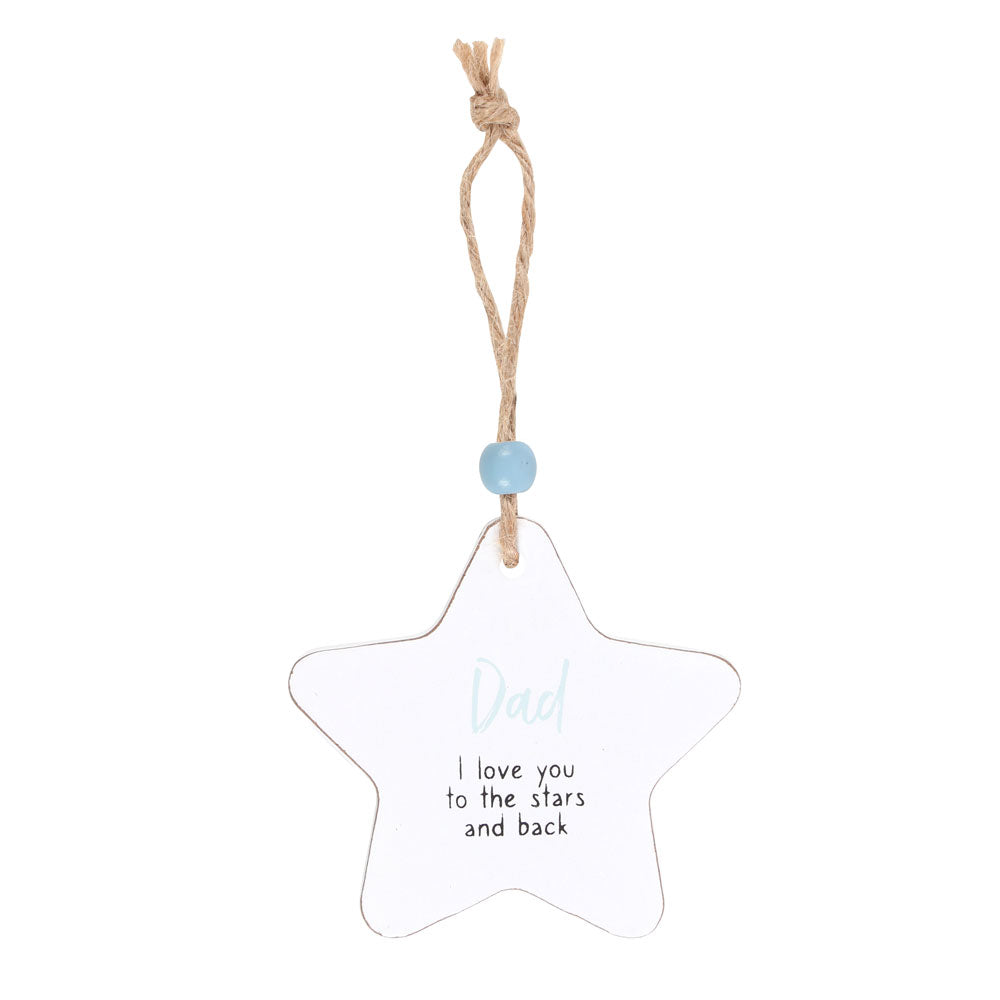 View Dad Hanging Star Sentiment Sign information
