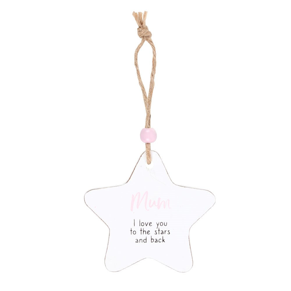 View Mum Hanging Star Sentiment Sign information