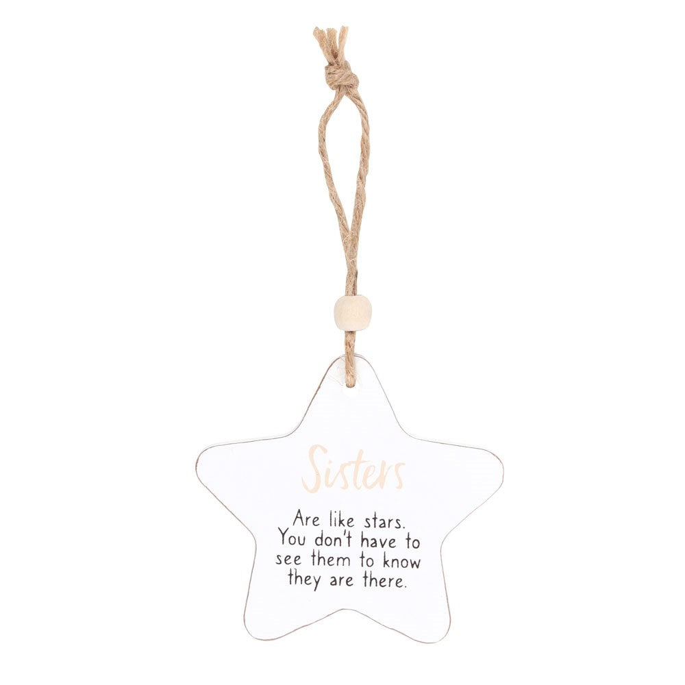 View Sisters Hanging Star Sentiment Sign information